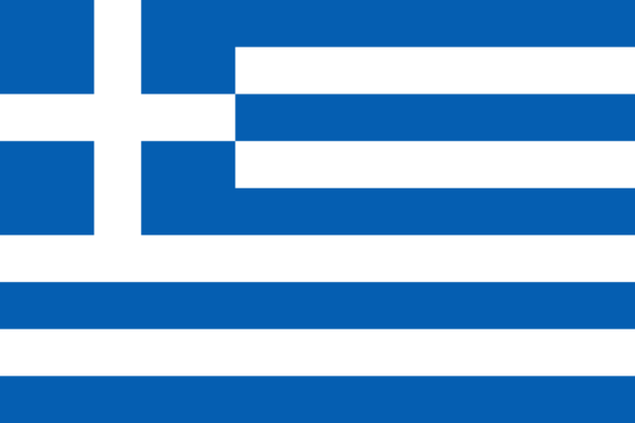 Flag of Greece, featuring a similar color scheme of blue and white