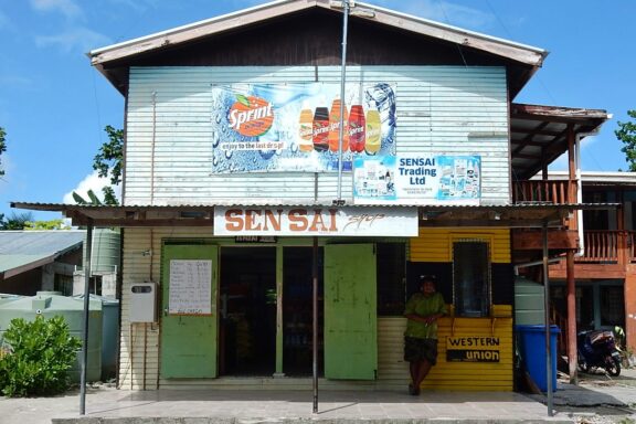 Local Shop in Funafuti Small shop in Funafuti, providing a window into daily life in Funafuti