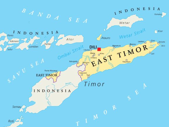 Map of East Timor Map of Timor-Leste (East-Timor)
