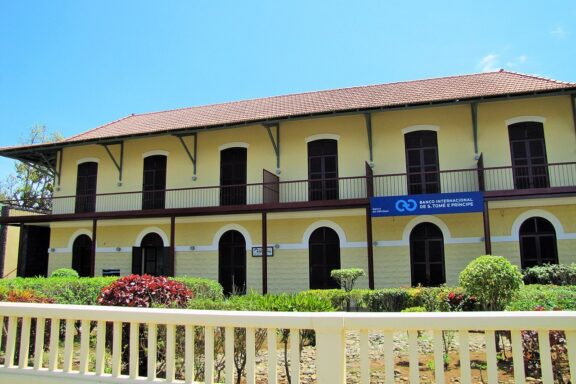 Old seat of the Banco Internacional de São Tomé e Príncipe