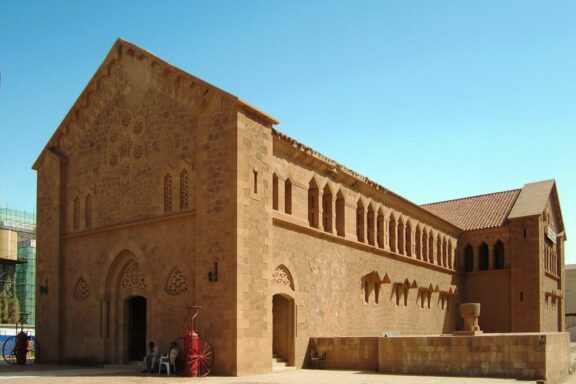Historic Stone Building Museum Facade Republican Palace Museum, a microcosm of Sudanese political change
