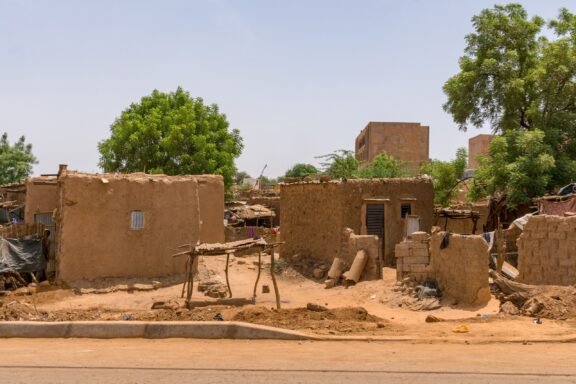 Traditional Niger mud houses, reflecting Niger’s indigenous architectural practices