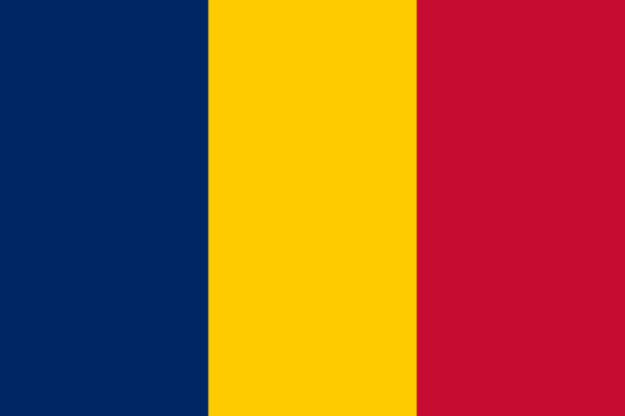 The tricolor flag of Chad, adopted in 1959