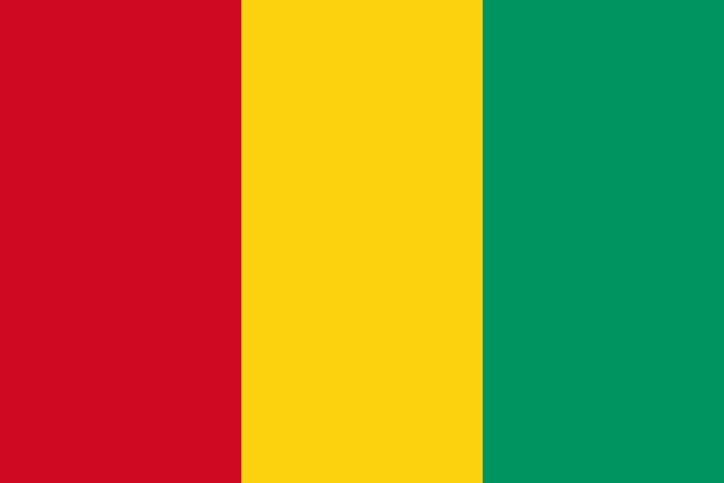 The flag of the Republic of Guinea, reflects similarities in color and symbolism with Guinea-Bissau's 