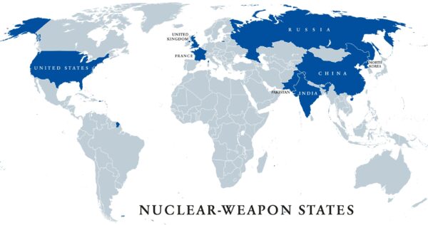 Nuclear weapon states political map eight sovereign states that have successfully