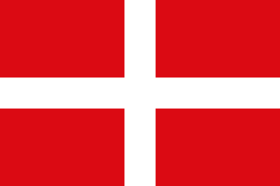 Flag of the Order of Saint John with a white cross on a red background.