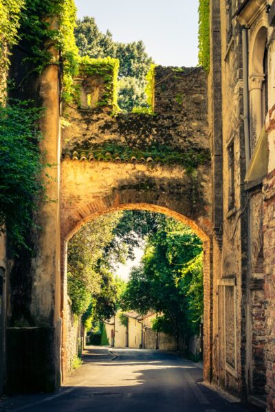 The Loreggia door, the entrance to the ancient Asolo city