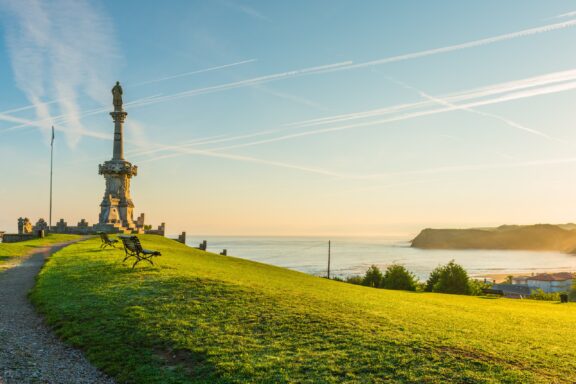 The Marquis Monument in Comillas