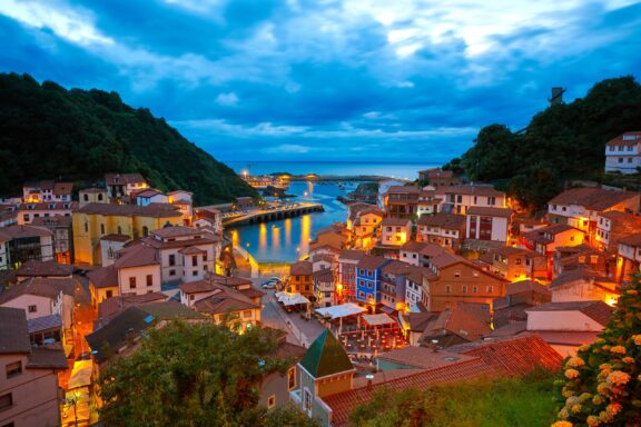 The vibrant fishing village of Cudillero