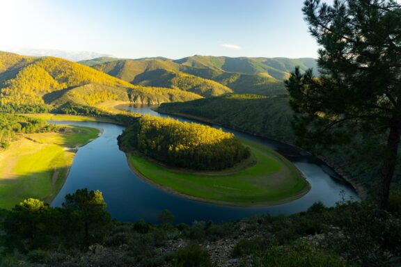 El Melero's River curve, a dramatic natural sculpture