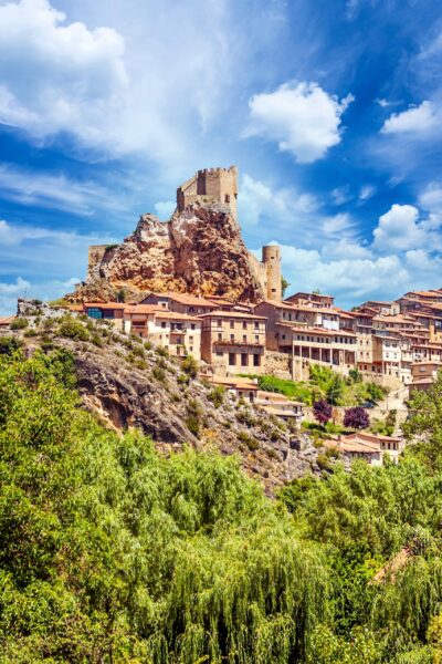 Village of Frias' elevated history, Spain's panoramic medieval scene