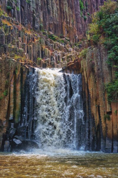 Huasca de Ocampo, a basaltic prisms framing a colonial past