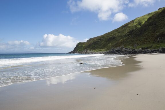 Beaches on the coast of Murlough Bay