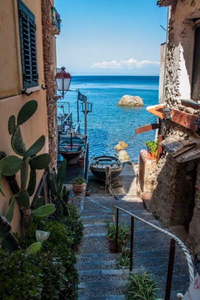 Italy calabria region scilla town tyrrhenian sea