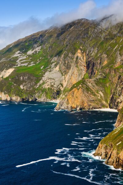 The cliffs of Slieve League, guarding the Atlantic's secrets