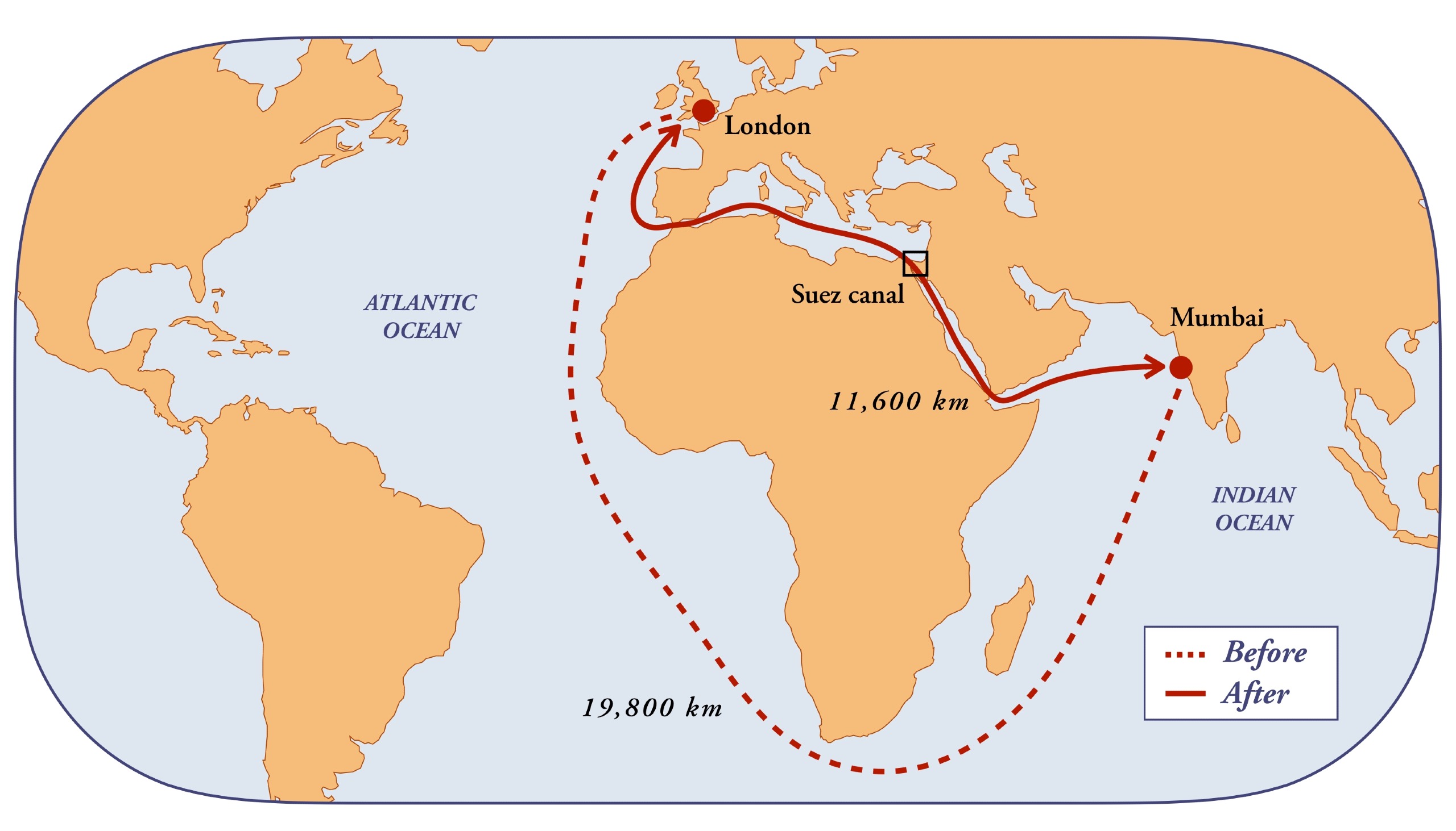 Suez Canal In World Map Vivodoc Suez Canal In World Map Vivodoc