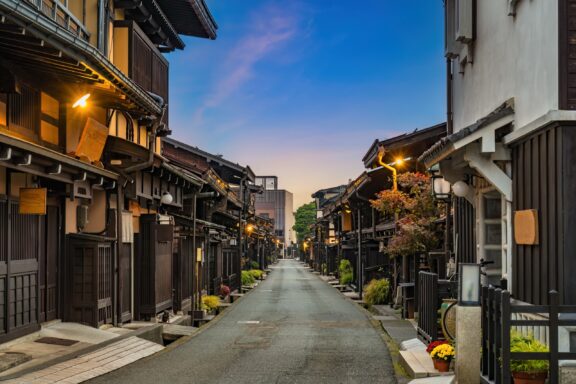 Takayama, a beautifully preserved town in the Japanese Alps