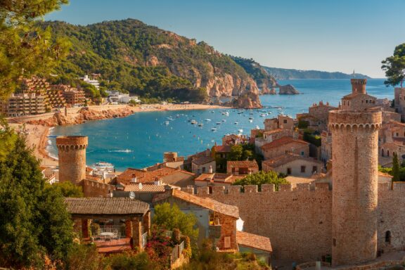 Fortress Vila Vella and Badia de Tossa Bay