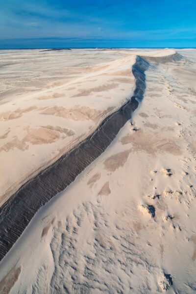 The remote Athabasca Sand Dunes, among the largest in the world