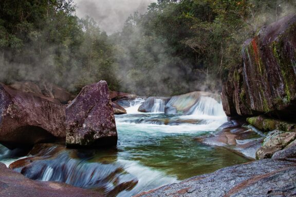 Devil's Pool or Babinda Boulders, a mystical natural pool