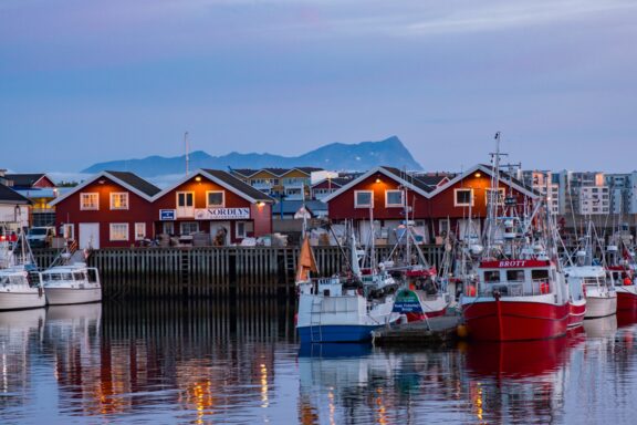 Bodø, a city above the Arctic Circle known for its sea eagles and natural phenomena