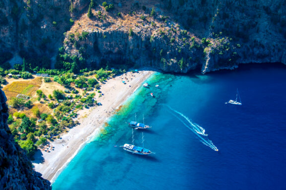 Butterfly Valley, a secluded nook of flora and fauna