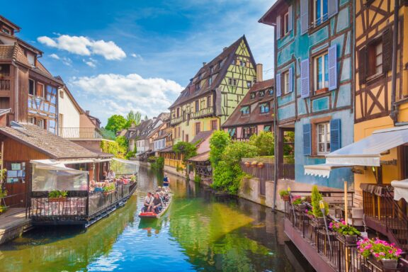 Colmar's half-timbered houses and serene canals