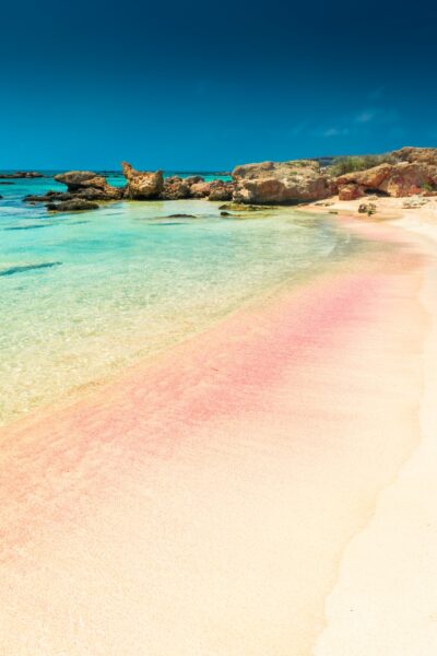 Elafonissi's pink sands