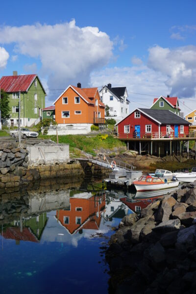 Henningsvær's vibrancy, Lofoten's heart, where art and coastal life mingle