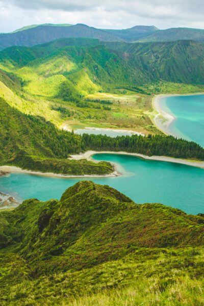 Lagoa do Fogo, a crater lake of mesmerizing beauty