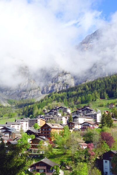 Leukerbad's thermal oasis: a hidden retreat amidst towering mountains