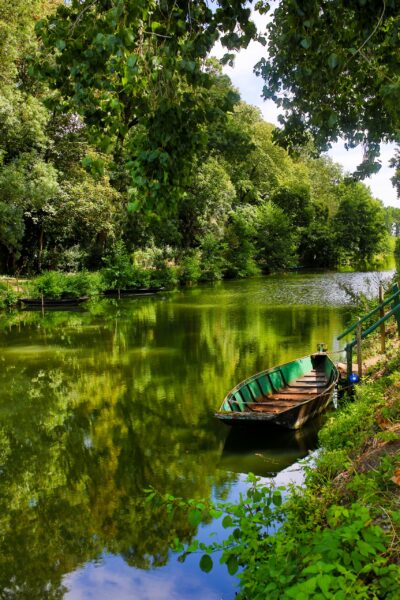 Marais Poitevi's myriad of canals weaving through marshland and meadows