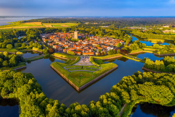 Naarden's fortress, a geometric marvel of Dutch defense