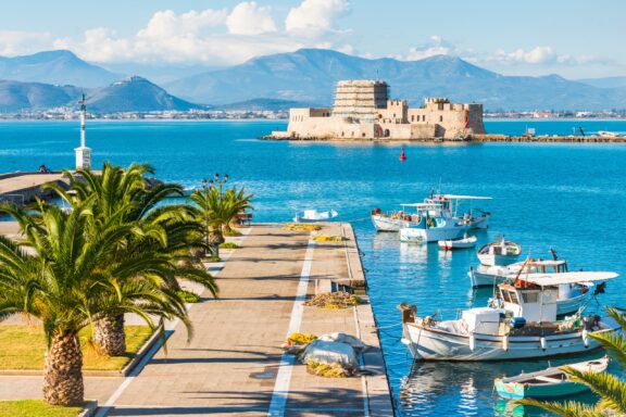 The port of Nafplio's, narrating tales of love and history