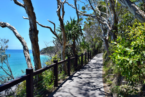 The coastal trails with hidden bays and surf breaks at Noosa National Park