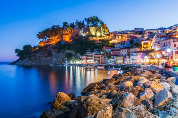 Parga, a vibrant mosaic set between emerald hills and turquoise waters