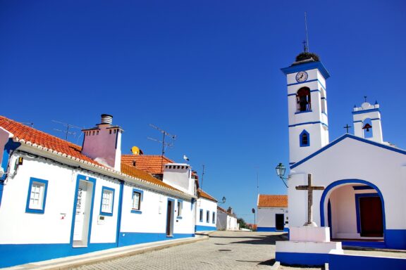 Santa Susana, a pristine whitewashed village