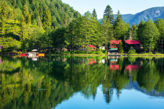 Borcka Black Lake, a mystical Lake wrapped in emerald forests