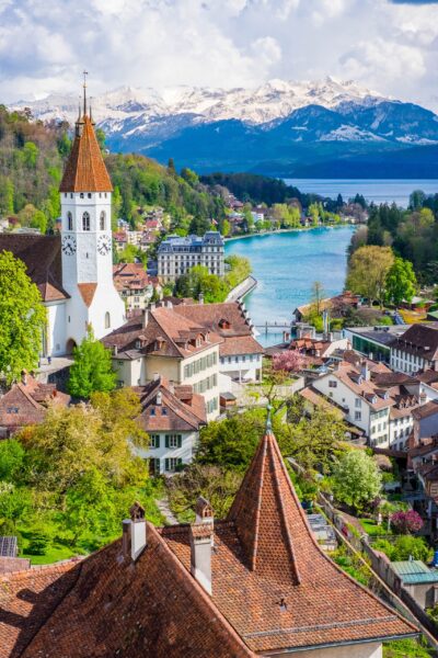 Spiez, a paradise where Lake Thun meets vineyard-covered hills