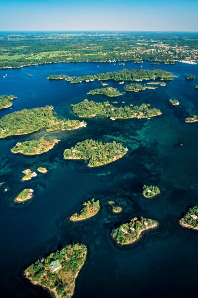 The scenic archipelago of Thousand Islands, rich in wildlife and history