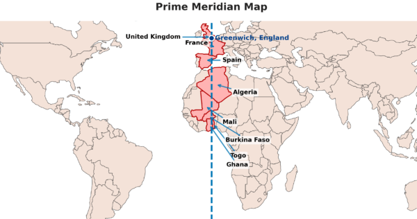 Prime Meridian Map