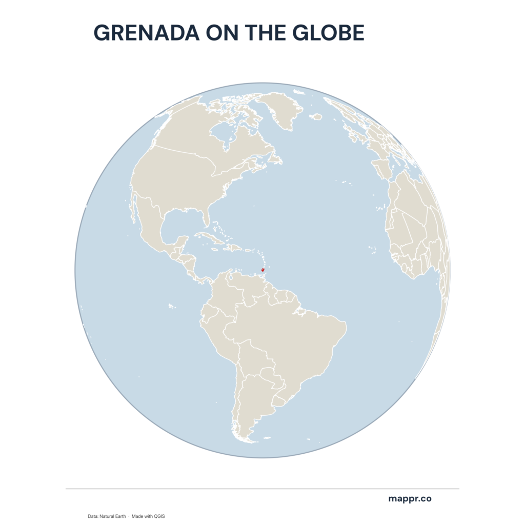 Grenada Maps — Free Printable Maps of Grenada | Mappr