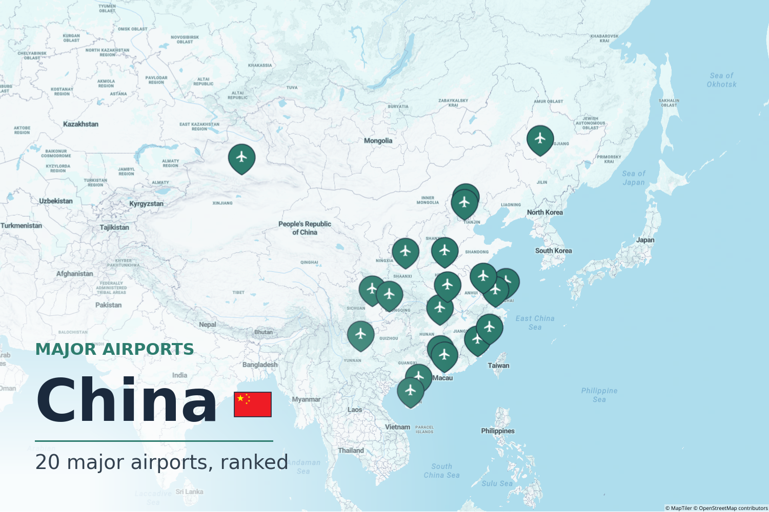 Major Airports in China