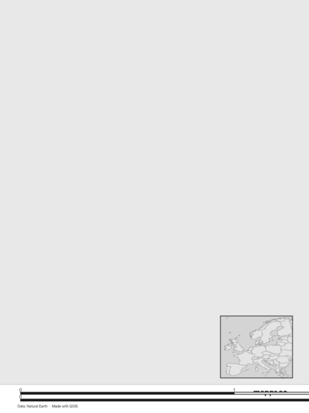 Blank political map of Vatican City showing its international borders without labels (black and white).