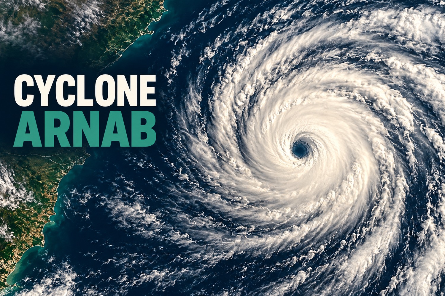 Cyclone Arnab Live Tracker: Path, Forecast Landfall and Map